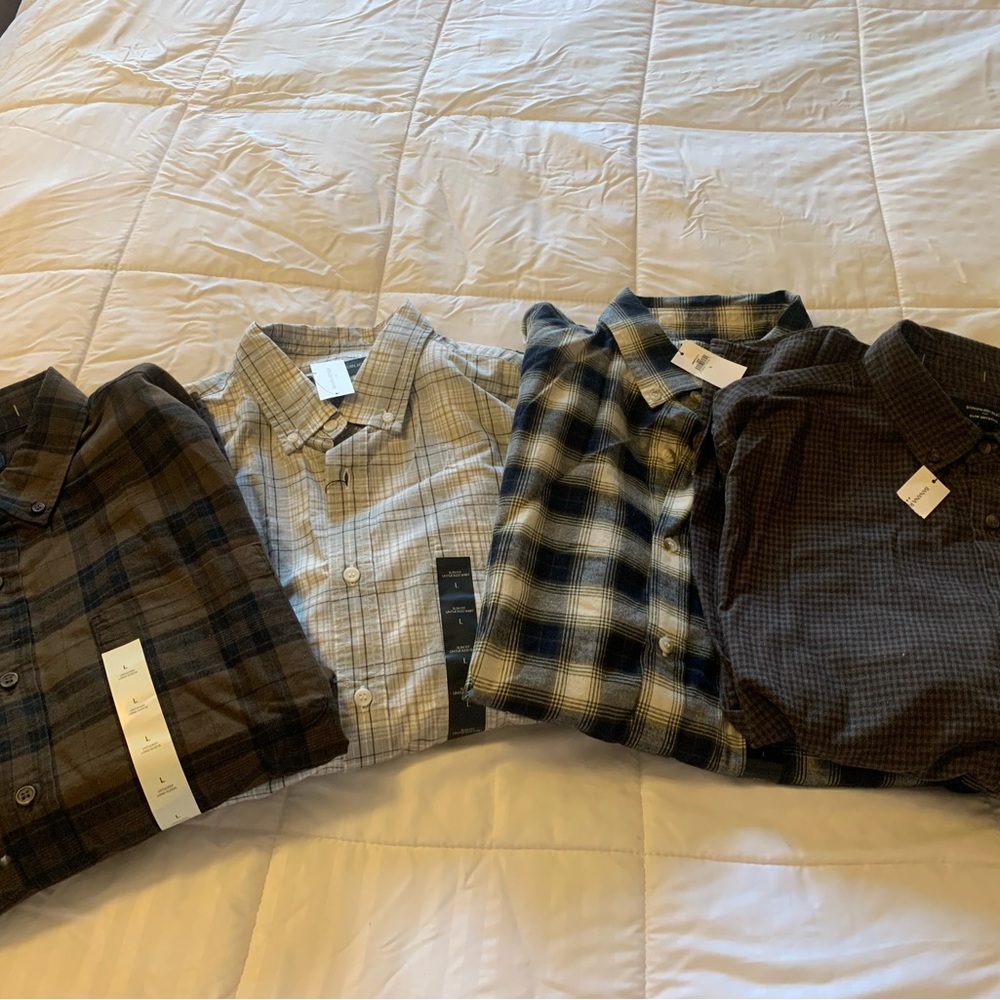 Men's Banana Republic Slim Untucked Shirt Collection